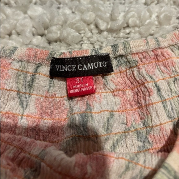 Vince Camuto Girl's Smocked Floral Dress - Picture 2 of 3